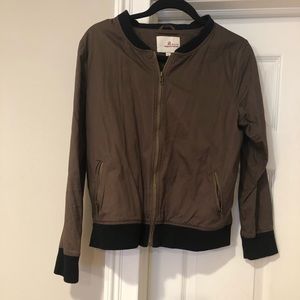 Hunter Green Bomber from Fashion nova